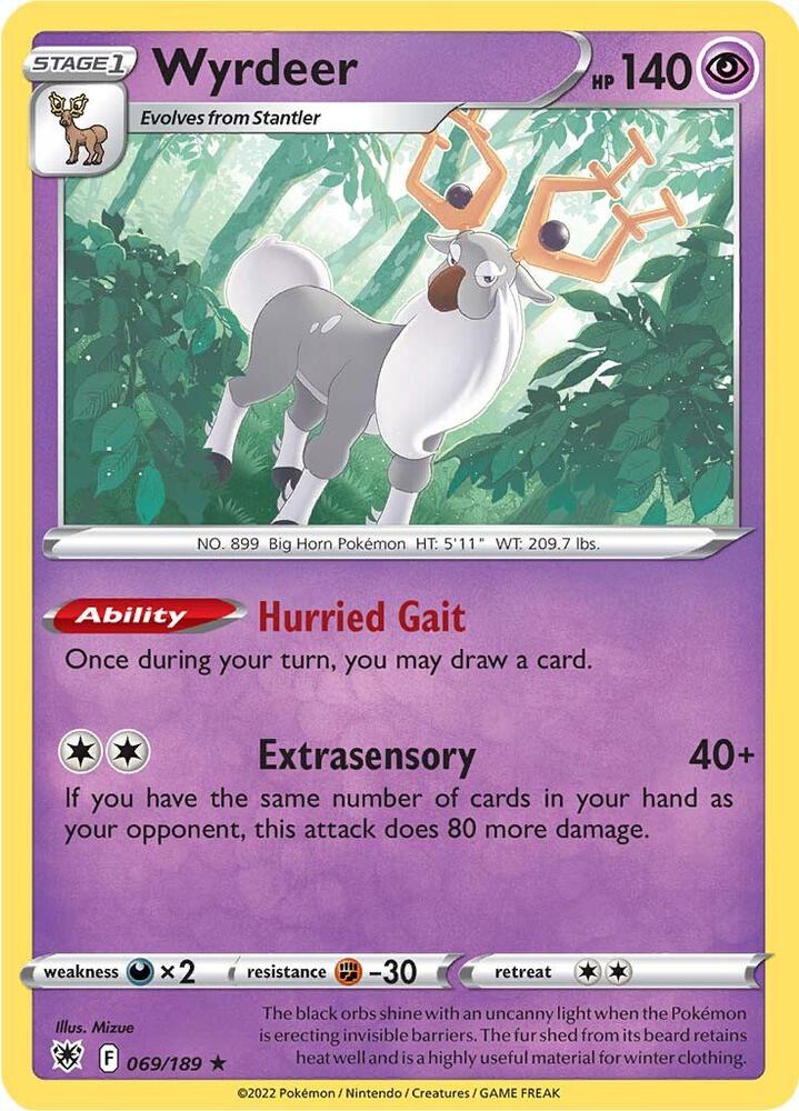 Wyrdeer debut card