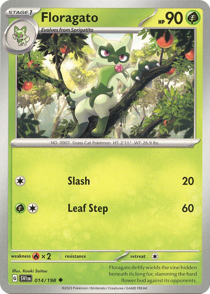 Floragato debut card