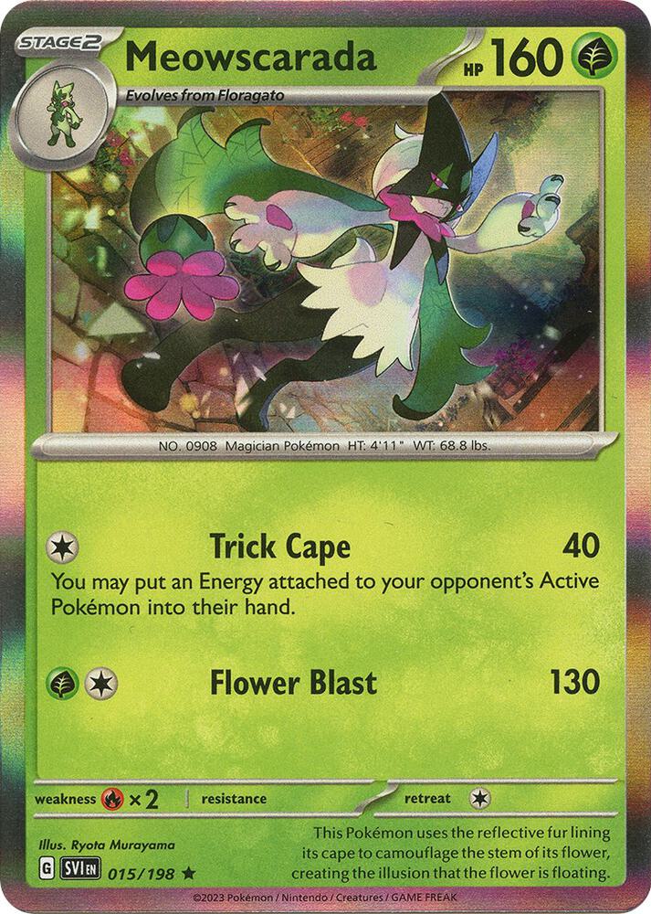 Meowscarada debut card