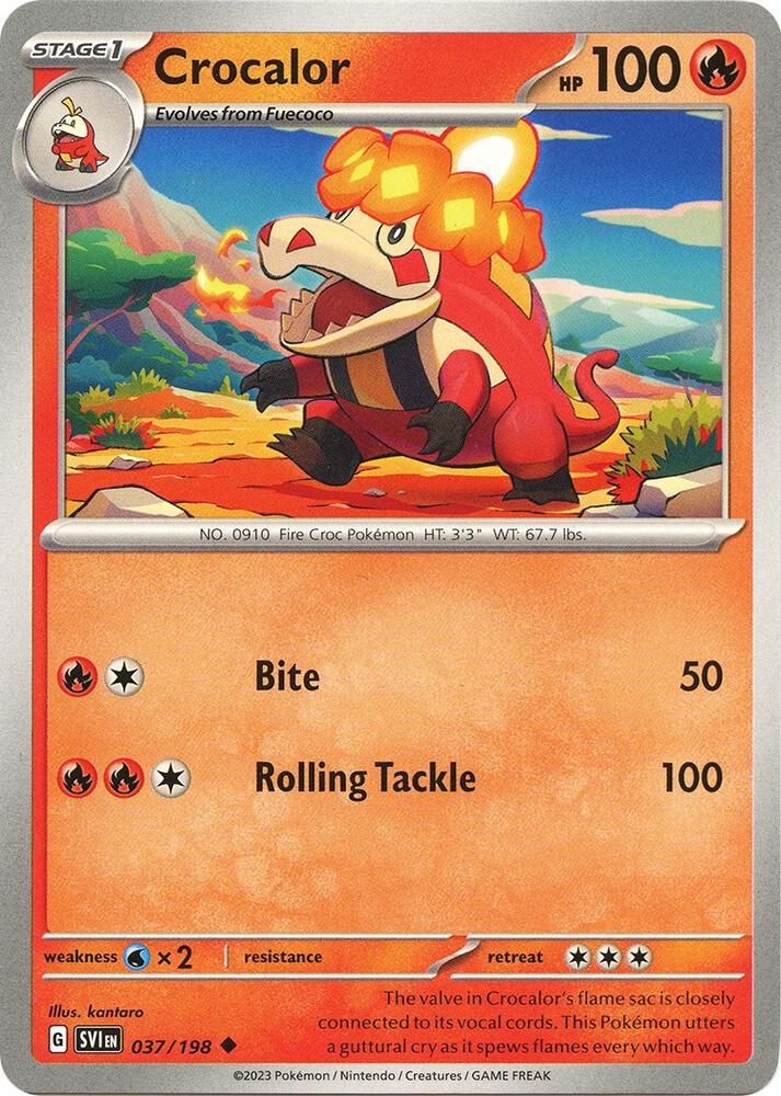 Crocalor debut card