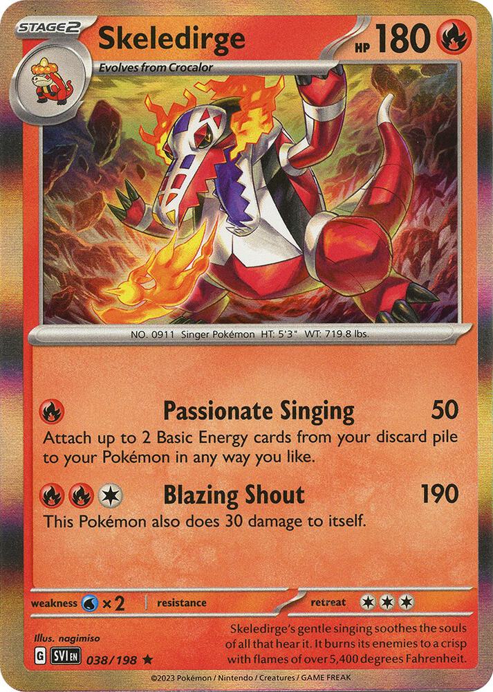 Skeledirge debut card