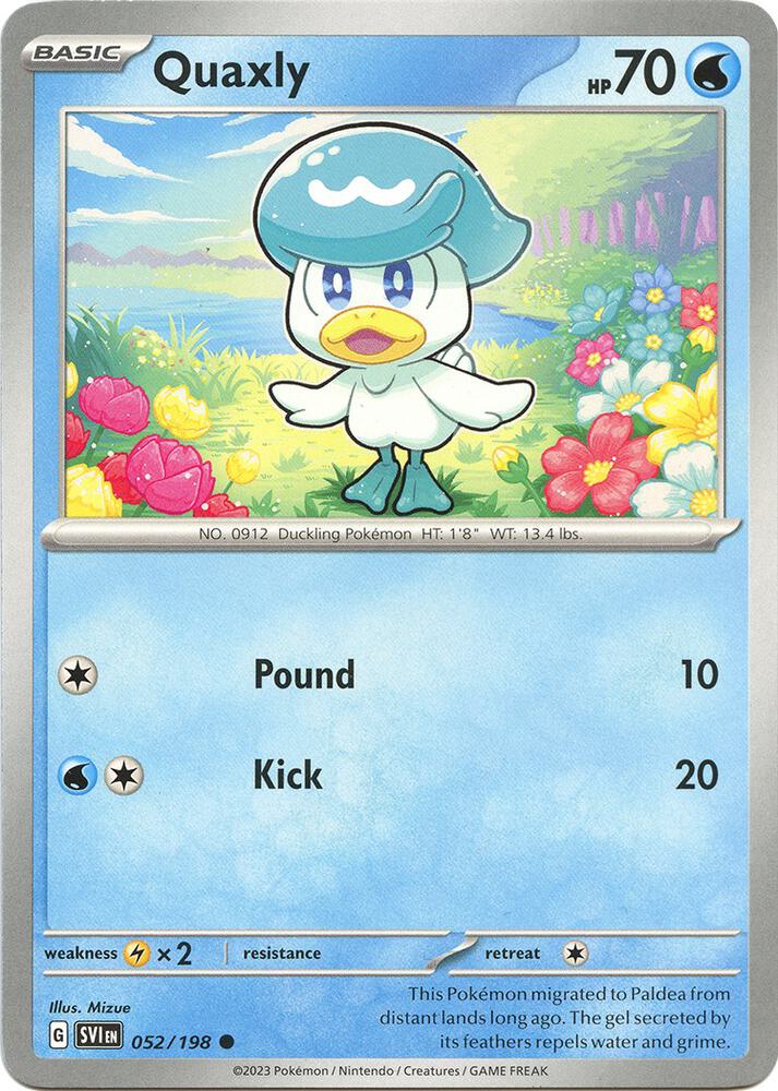 Quaxly debut card
