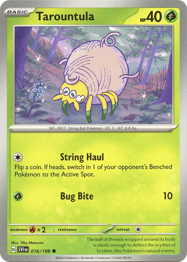 Tarountula debut card