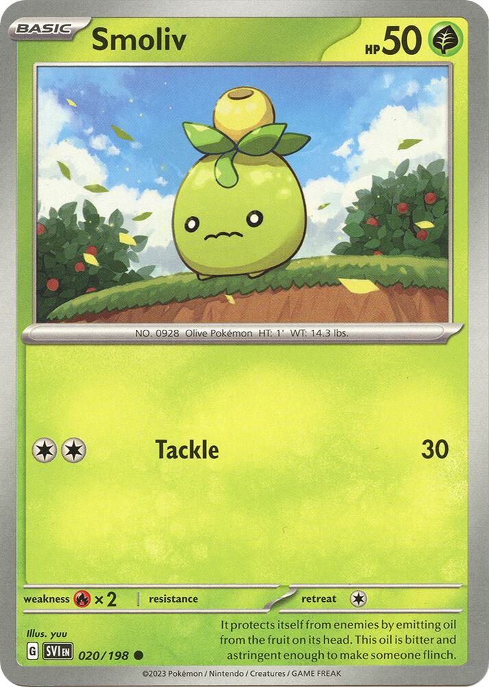 Smoliv debut card