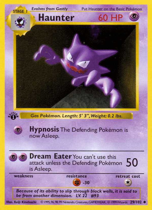 Haunter debut card