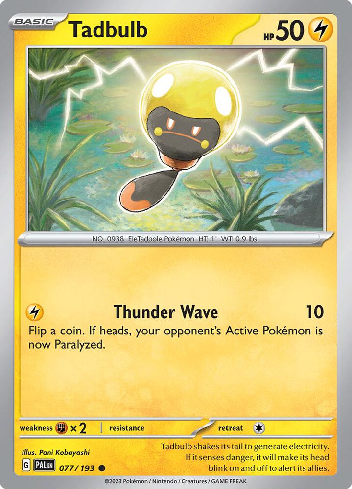 Tadbulb debut card