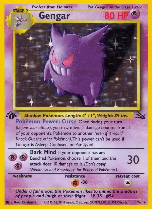Gengar debut card