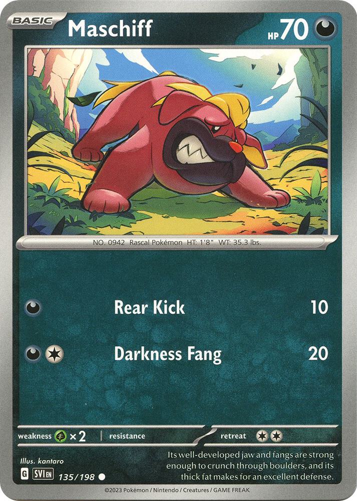 Maschiff debut card
