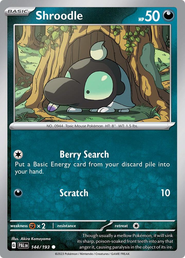 Shroodle debut card