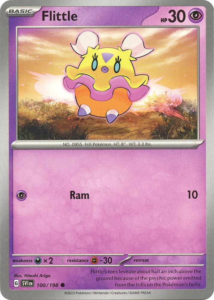 Flittle debut card
