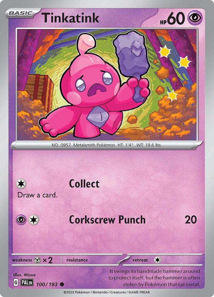 Tinkatink debut card