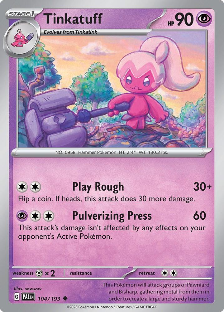 Tinkatuff debut card