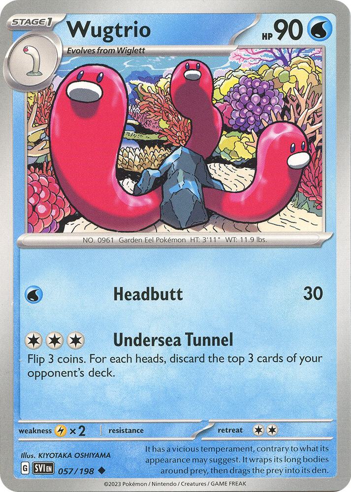 Wugtrio debut card