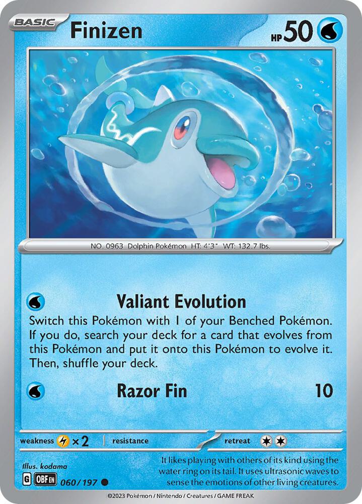 Finizen debut card