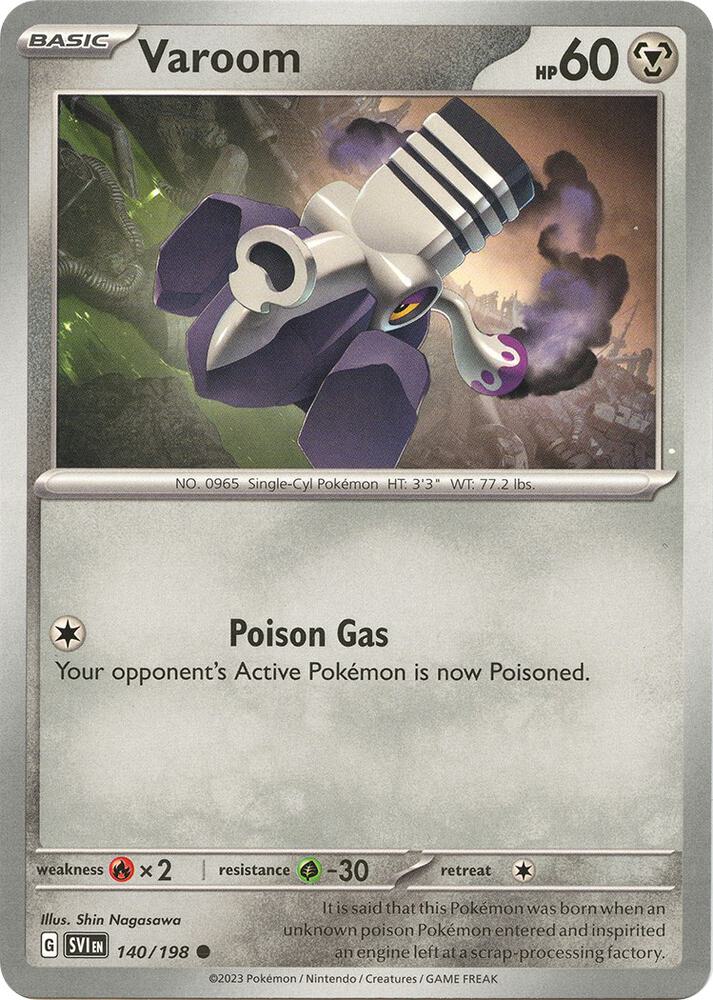 Varoom debut card