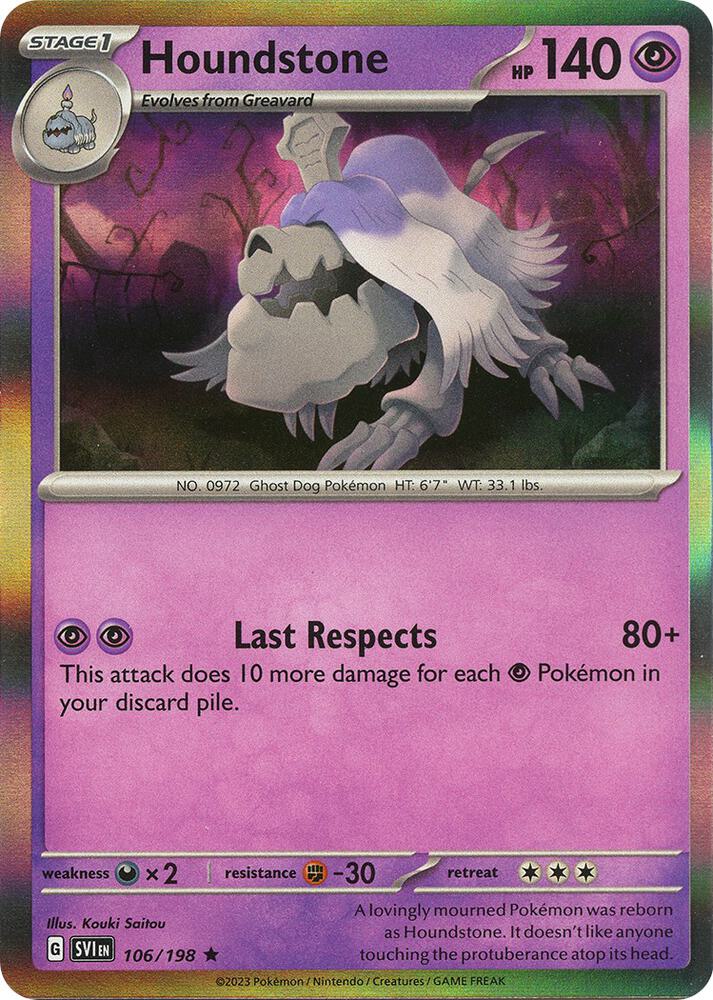 Houndstone debut card