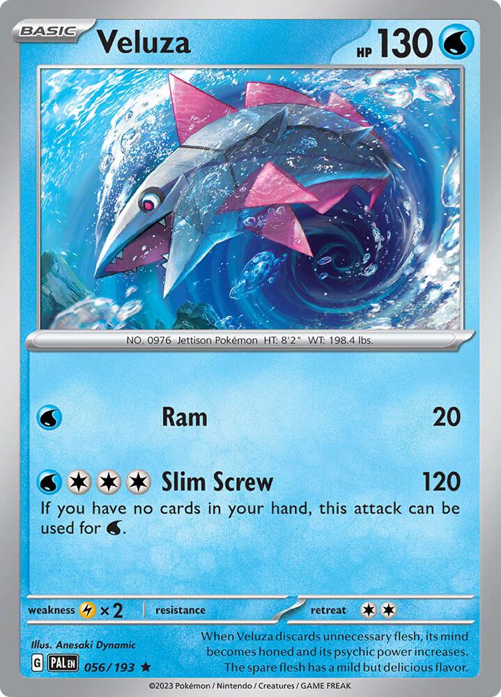 Veluza debut card
