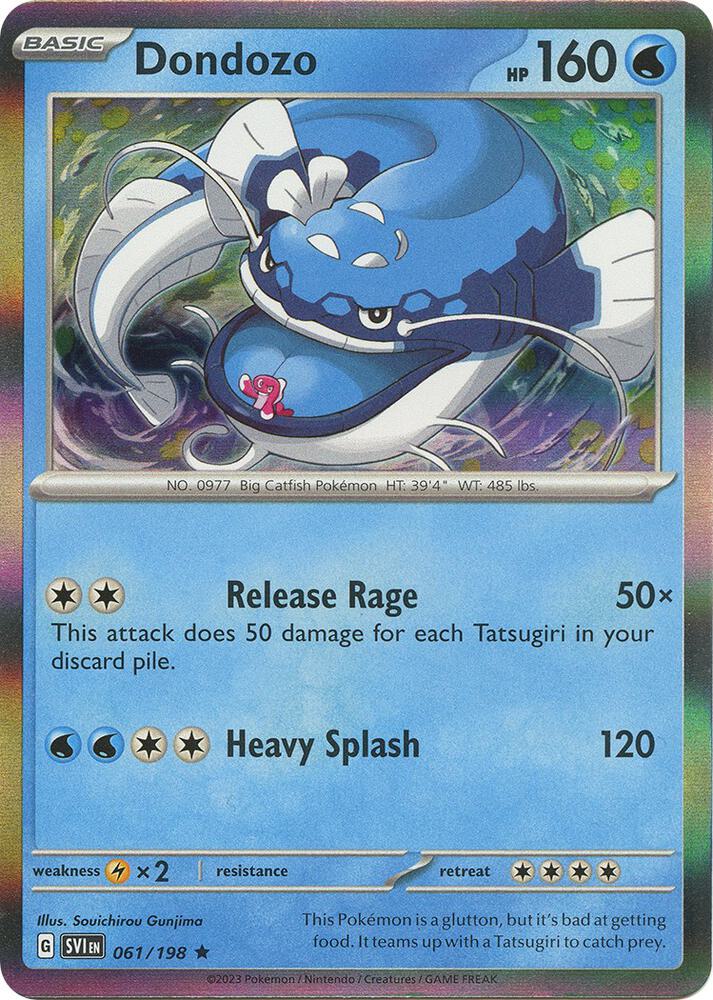 Dondozo debut card
