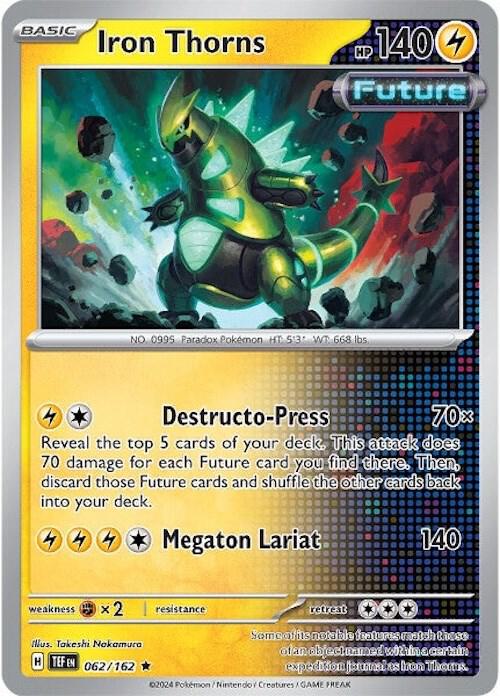 Iron Thorns debut card